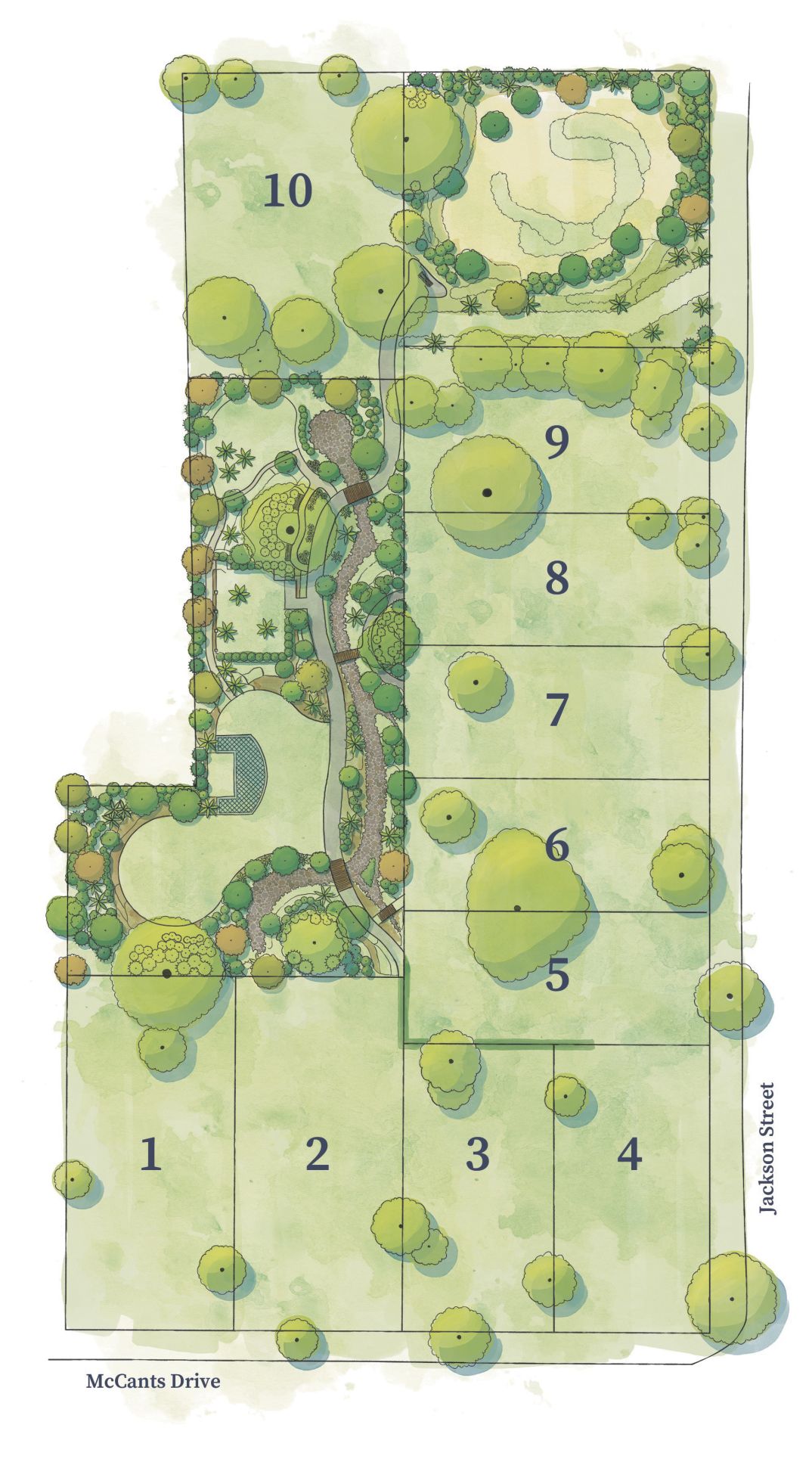 Edwards Place site map
